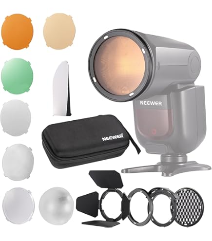 Amazon | NEEWER Z2-S 2.4G TTL ラウンドヘッドフラッシュ Speedlite